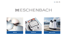 Tablet Screenshot of eschenbach-optik.com